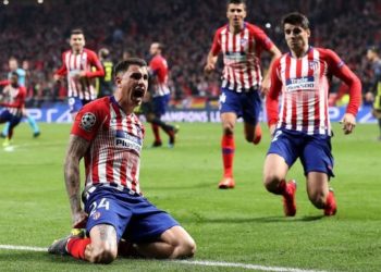 El Atlético de Madrid vence a la Juventus y la celebración de Simeone se vuelve viral