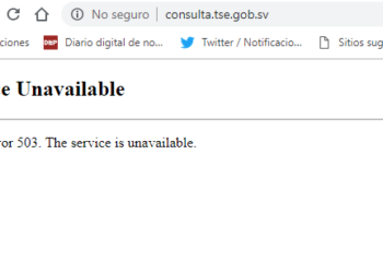 Reportan fallas en página web del TSE en pleno día «D»