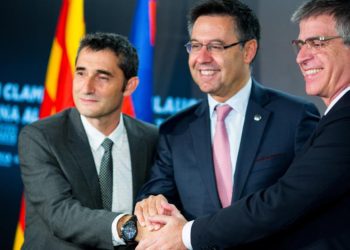 Técnico del Barcelona, Ernesto Valverde, renueva su contrato
