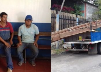 Capturan a dos hombres que transportaban madera de Níspero de Montaña