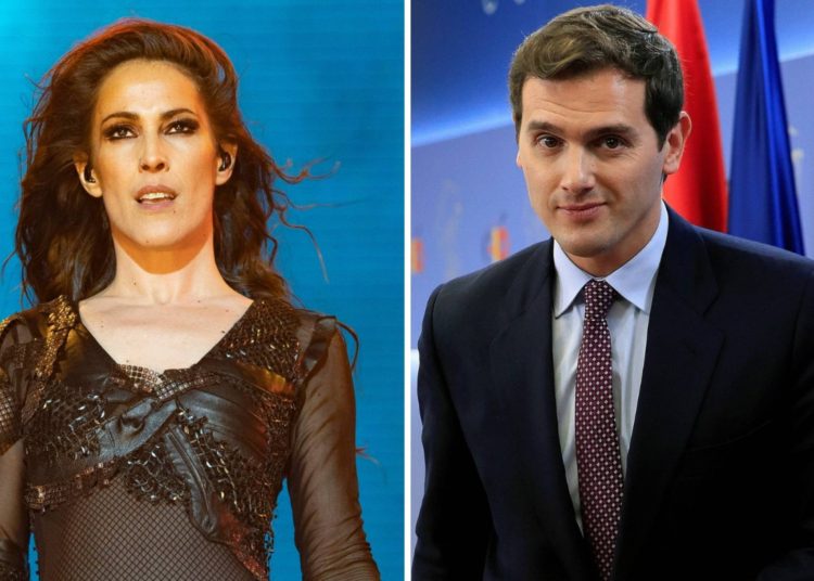 Malú y la pandilla de amigos músicos de Albert Rivera