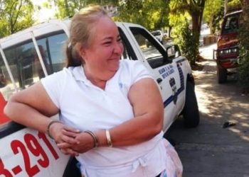 Norma Ventura, fue capturada por agentes de la PNC en San Miguel.