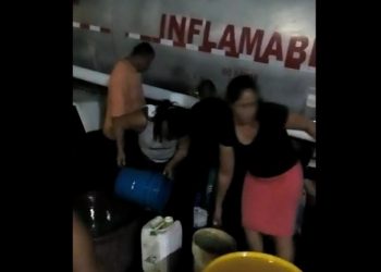 (VIDEO) Roban combustible en colonia Angélica de Sonsonate