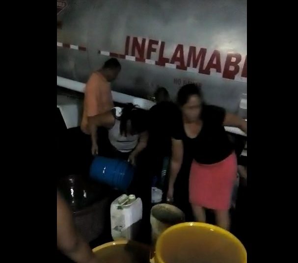 (VIDEO) Roban combustible en colonia Angélica de Sonsonate