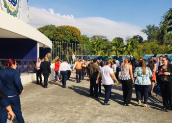 Asamblea Legislativa realiza simulacro de evacuación ante un terremoto