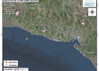 Sismo 3.7 sacude costa de sonsonate