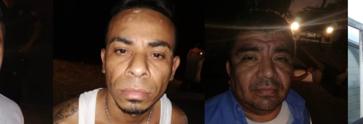 Un pandillero muerto y cuatro capturados dejan dos enfrentamientos en distintos puntos del país