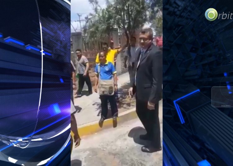 (VIDEO) Sindicalistas enfrentan a diputado Emilio Corea porque su partido intenta privatizar el agua