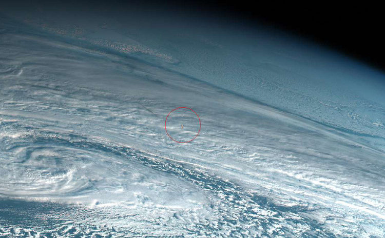 (VIDEO) Un meteoro produjo una explosión sobre el Pacífico y nadie se dio cuenta