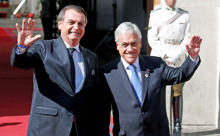 Bolsonaro se reúne con Piñera para sellar otra nueva alianza estratégica