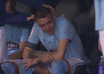 Iago Aspas rescata al Celta, lo acerca a la permanencia y rompe en llanto