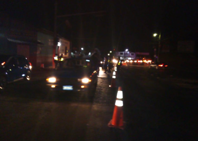 PNC desarrolla operativo de tránsito para ubicar a conductores borrachos