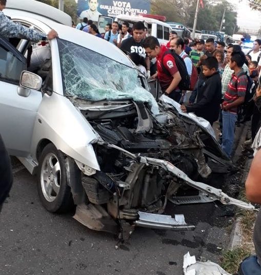 Accidentes de tránsito dejan al menos 5 lesionados