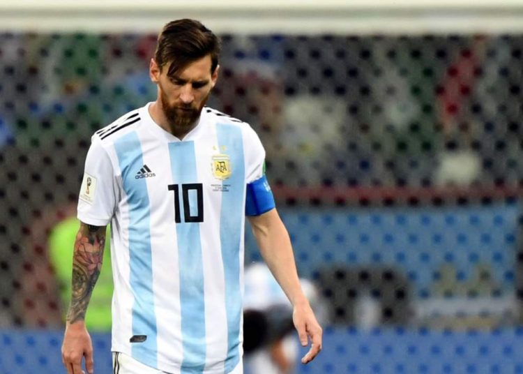 Messi sufre una lesión y ya no continuará en la concentración de Argentina