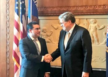 Fiscal Melara recibe apoyo de EE.UU. en combate al crimen