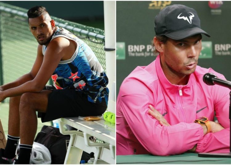 Kyrgios responde a las palabras de Nadal en Acapulco: «No voy a respetar a alguien por pasar la pelota por encima de la red».