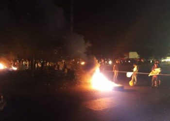Por falta de agua bloquearon carretera Panamericana