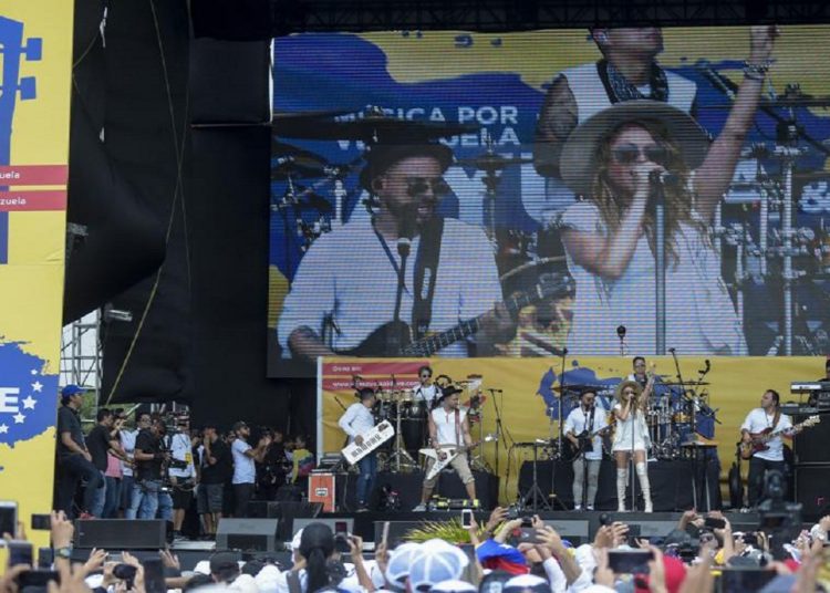 El concierto «Venezuela Aid Live» ha recaudado menos del 3% de su meta