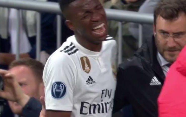 VIDEO | Real Madrid vs. Ajax: Vinicius Júnior y su desgarrador llanto tras ser cambiado por lesión