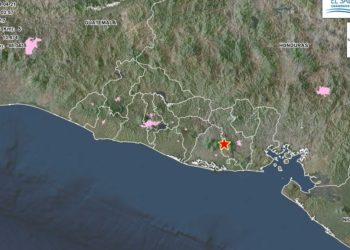 MARN reporta enjambre sísmico en la ciudad de Chinameca