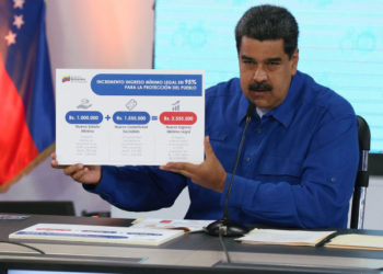 Maduro anuncia un nuevo aumento del salario mínimo en Venezuela