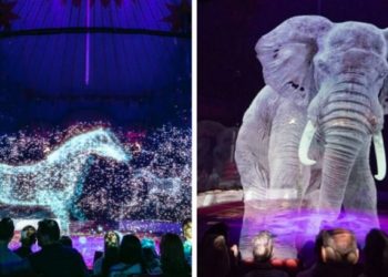 Circo alemán utiliza hologramas en lugar de animales