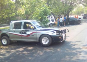 (VIDEO) Múltiple accidente de tránsito deja seis lesionados en San Vicente