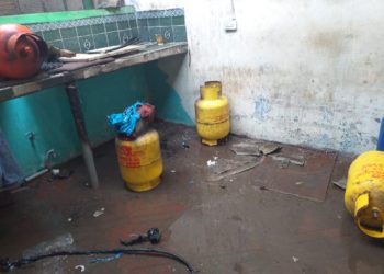 Explosión de tambos de gas propano deja tres personas quemadas en Altavista