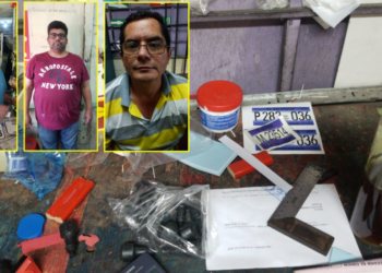 Capturan a falsificadores de títulos universitarios y placas