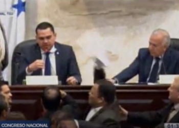 Diputados hondureños casi se van a golpes por proyecto de Ley