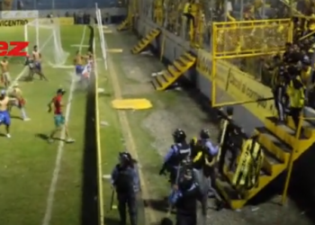 VIDEO | Violencia en la final del fútbol hondureño