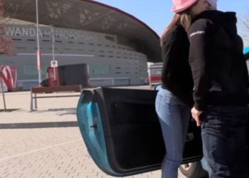 Escándalo: graban una película porno en el Wanda Metropolitano, el estadio del Atlético de Madrid