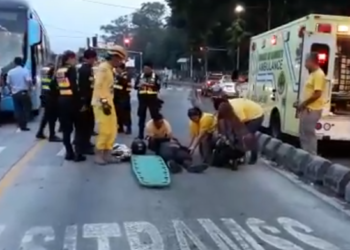 (VIDEO) Peatón causa accidente de tránsito por no usar pasarela en la Juan Pablo II