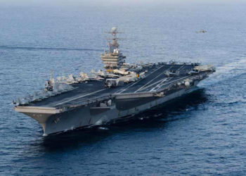 Tensión en el Estrecho de Ormuz por arribo de portaaviones de EE.UU.