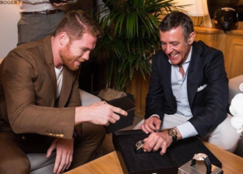 “Canelo” Álvarez presume de un reloj de $184 mil