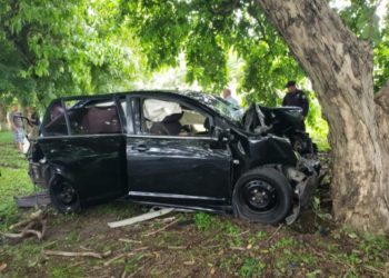 Dos mujeres mueren en accidente de tránsito calle a Santa Ana