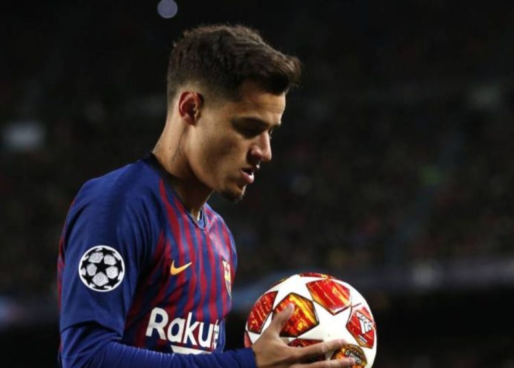 Coutinho estará 10 días de baja por lesión en pierna izquierda