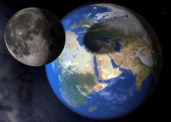 Sugieren que la luna nació de una expulsión de magma de la Tierra