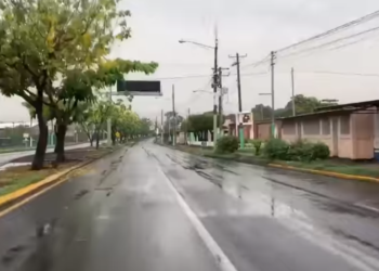 Calles semivacías y fuerte presencia policial por paro nacional en Nicaragua