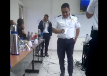 Circula video de cómo se capacitan los subcomisionados aspirantes a comisionados de la PNC