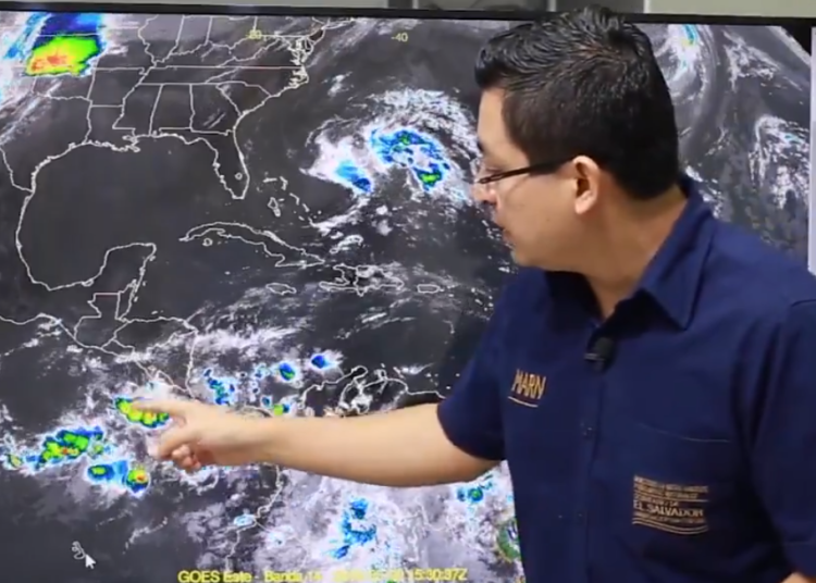 Pronostica inicio de temporal debido a una baja presión frente a Nicaragua