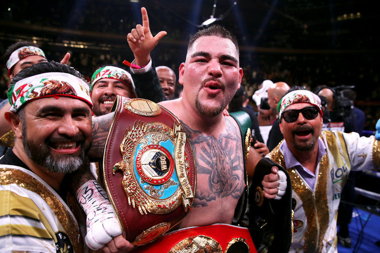 El mexicano Andy Ruiz Jr. cobrará 50 millones de dólares por la revancha ante Anthony Joshua