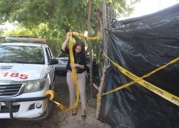 Detienen construcción no autorizada en San Miguel