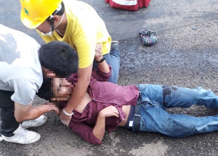 Cuatro lesionados deja accidente de tránsito en carretera a Santa Ana