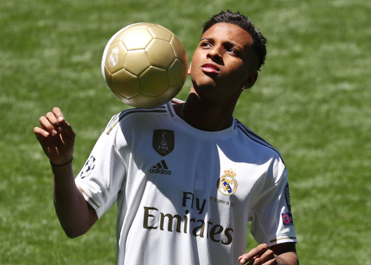 El Real Madrid presentó a Rodrygo, su joya brasileña