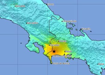 Un fuerte sismo estremeció la frontera entre Costa Rica y Panamá