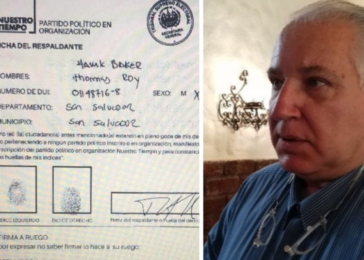 ARENA inicia proceso de expulsión de miembro de la Comisión Política, Tom Hawk