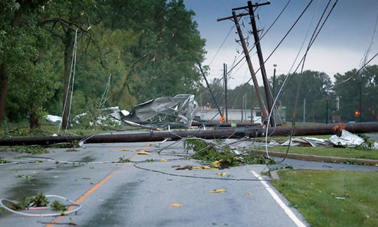 Tormentas al sur de EE.UU. dejaron sin electricidad a unas 200 mil personas