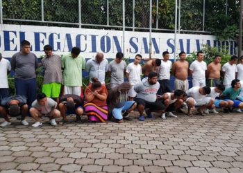 Capturan a más de 60 delincuentes en diferentes puntos de San Salvador
