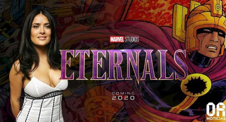 Salma Hayek lista para comenzar ‘The Eternals’ junto a Angelina Jolie